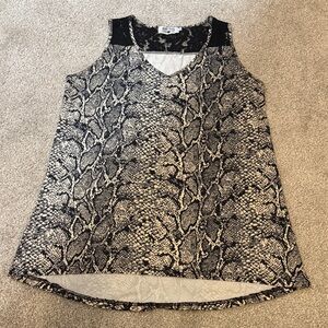 Crazy Train Snake Print Tank Top